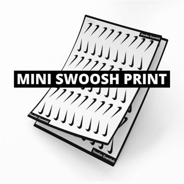 Mini Swoosh estampado duplo branco