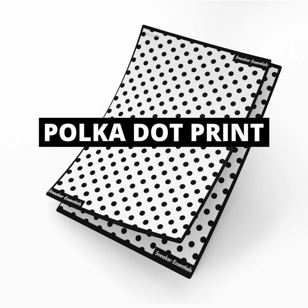 Polka Dots Print Double White