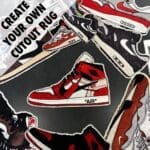 Unieke Custom Sneaker Vloerkleed - Verander Je Favoriete Sneaker In Een Cutout! - Op Maat Gemaakt