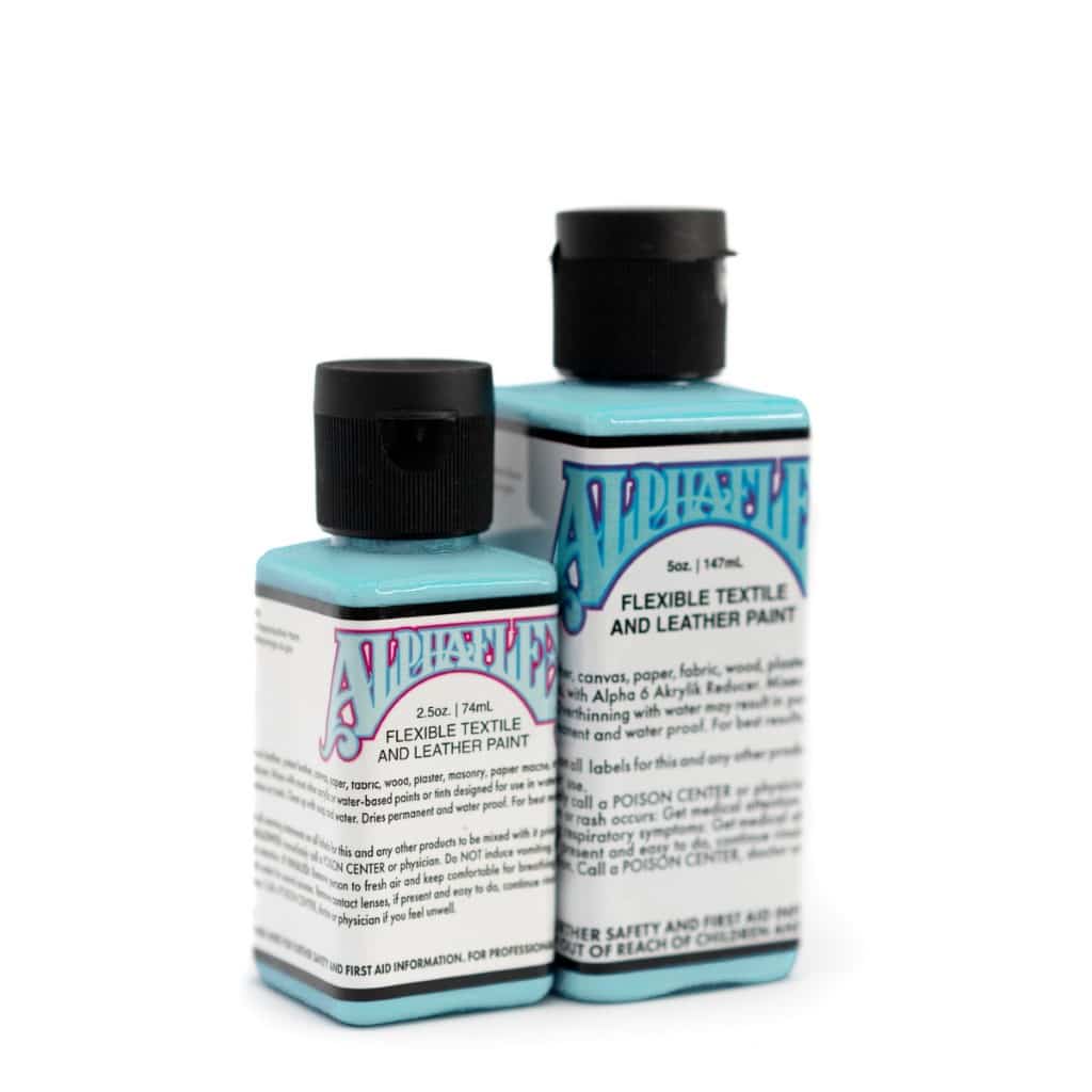 Alpha 6 - Tinte flexible para cuero y textiles Alphaflex - Azul agua