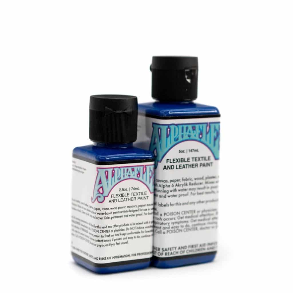 Alpha 6 - Alphaflex flexible textile and leather dye - Ultramarine