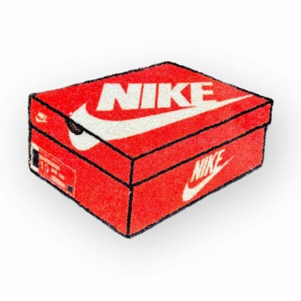 Sneaker Essentials Cutout Vloerkleed Nike Box Red Small